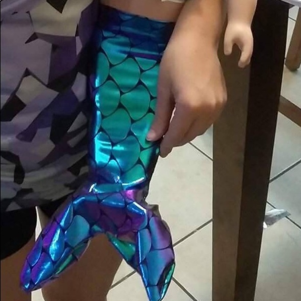 Baby doll mermaid tail